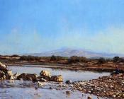 保罗 卡米尔 吉谷 : The Painter and His Dog on the Banks of the Durance